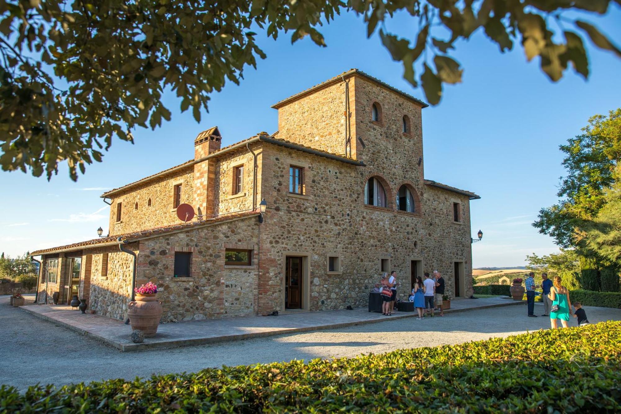 La Mandriola Villa Lajatico Bagian luar foto
