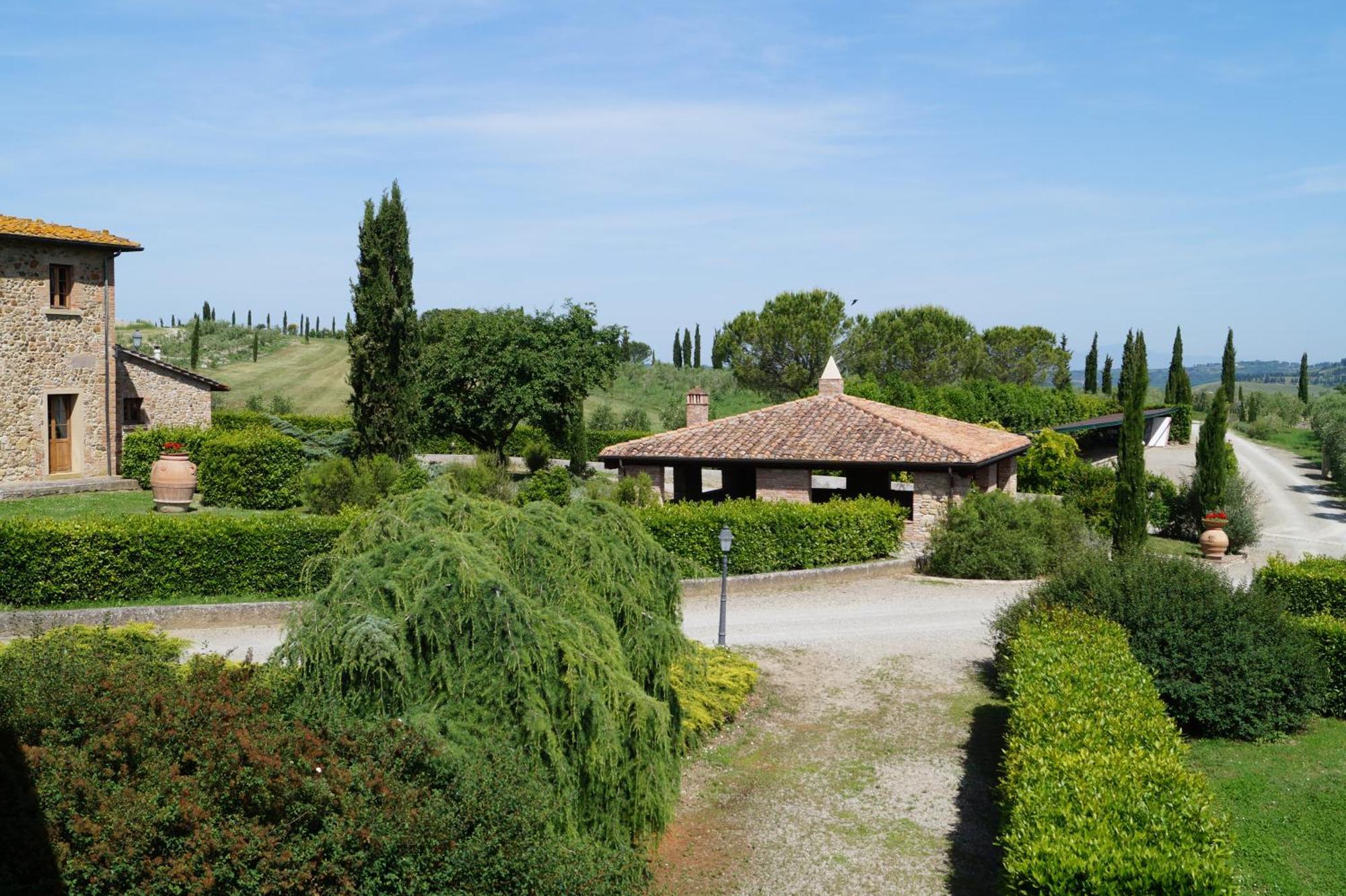 La Mandriola Villa Lajatico Bagian luar foto