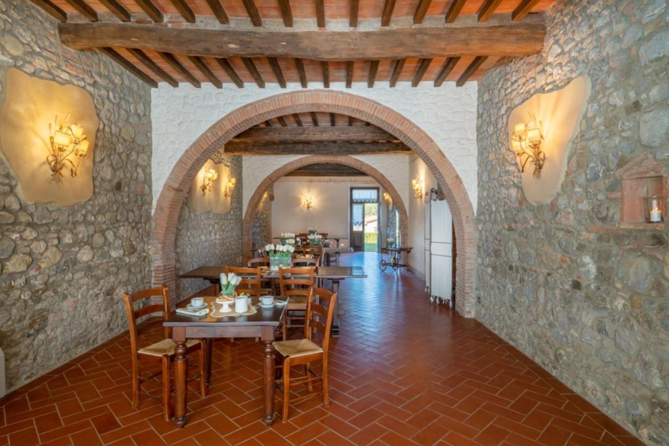 La Mandriola Villa Lajatico Bagian luar foto