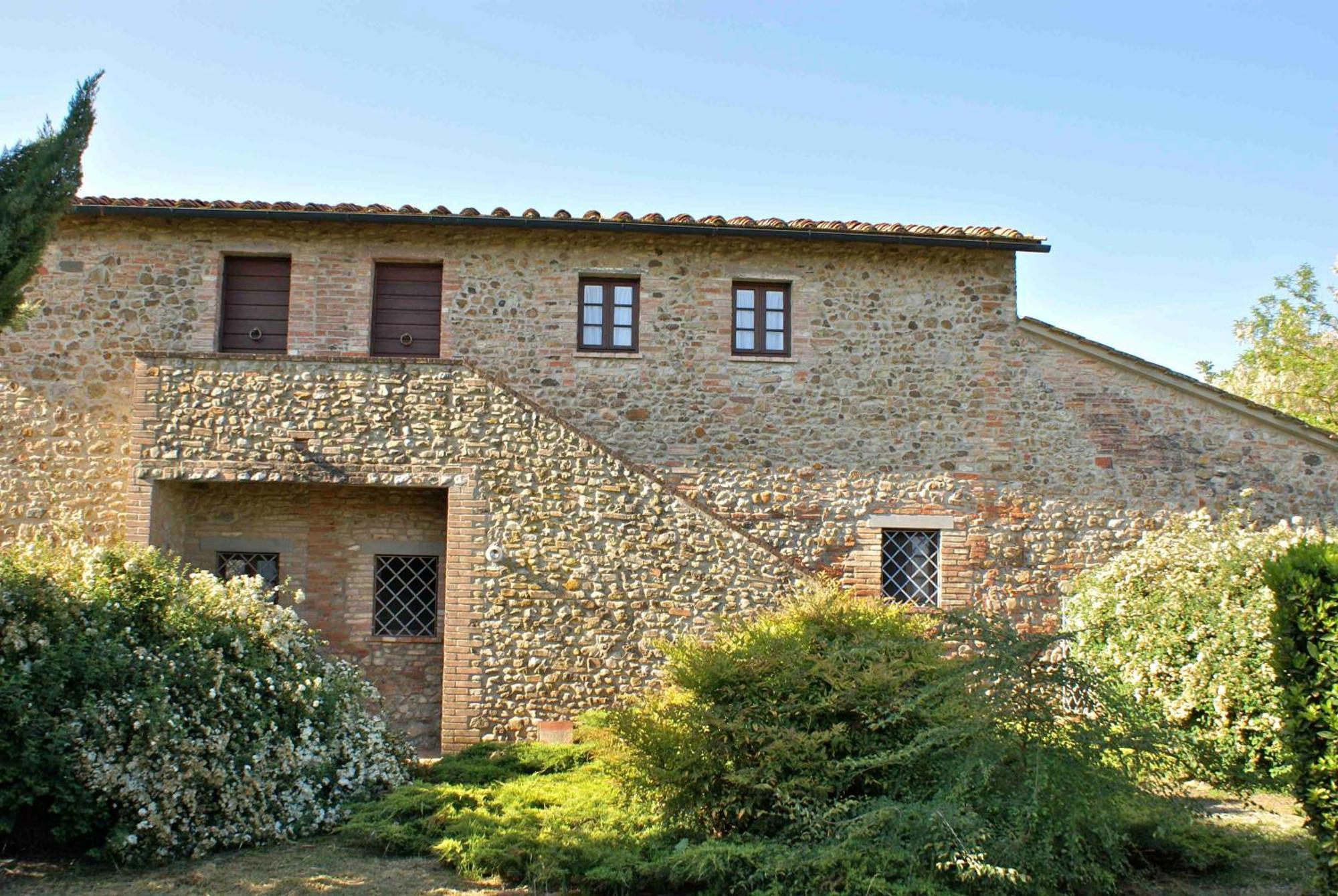 La Mandriola Villa Lajatico Bagian luar foto