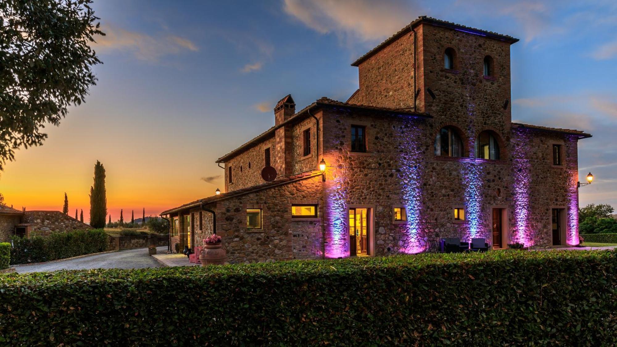La Mandriola Villa Lajatico Bagian luar foto