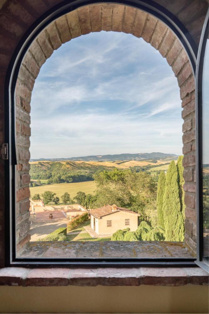 La Mandriola Villa Lajatico Bagian luar foto