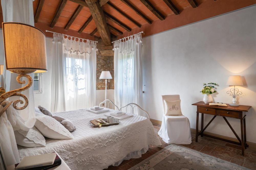 La Mandriola Villa Lajatico Ruang foto