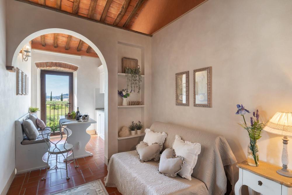 La Mandriola Villa Lajatico Ruang foto