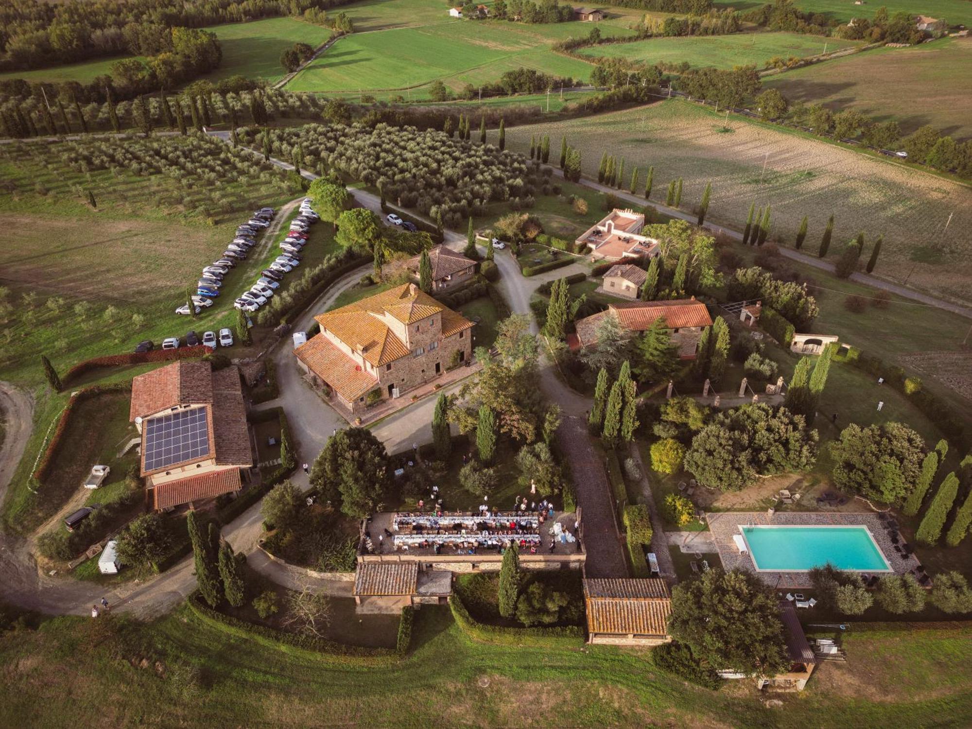 La Mandriola Villa Lajatico Bagian luar foto