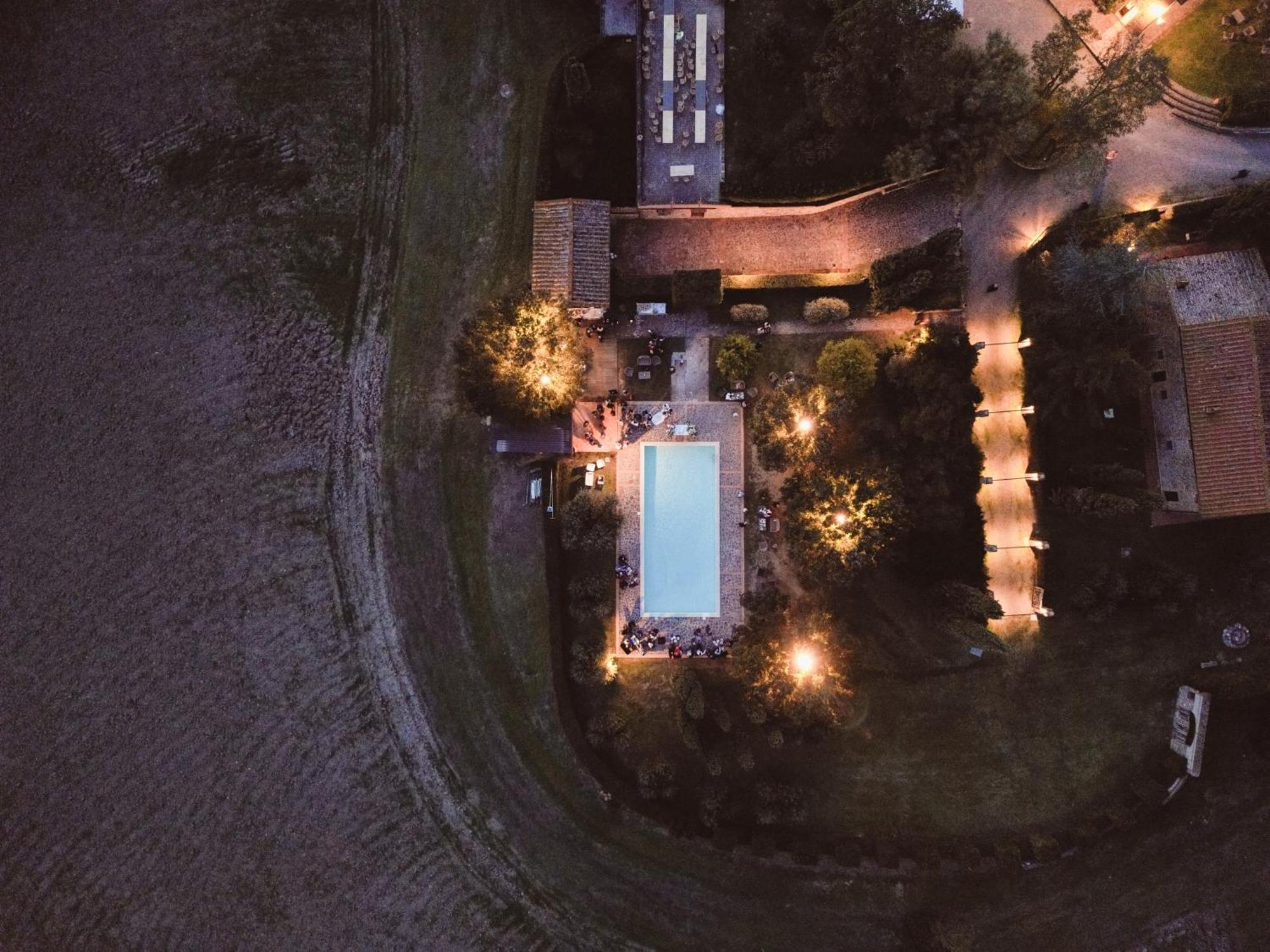 La Mandriola Villa Lajatico Bagian luar foto
