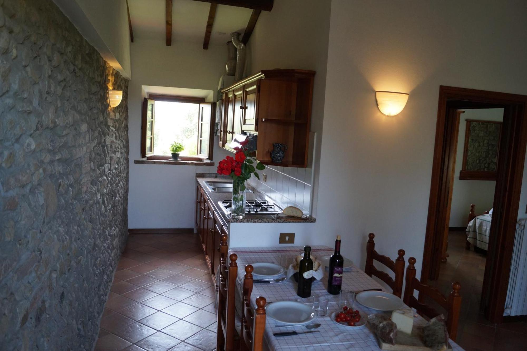 La Mandriola Villa Lajatico Ruang foto