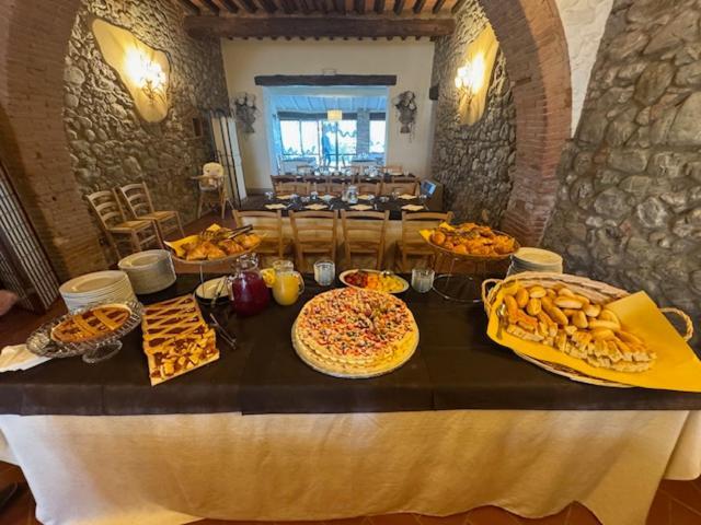 La Mandriola Villa Lajatico Bagian luar foto