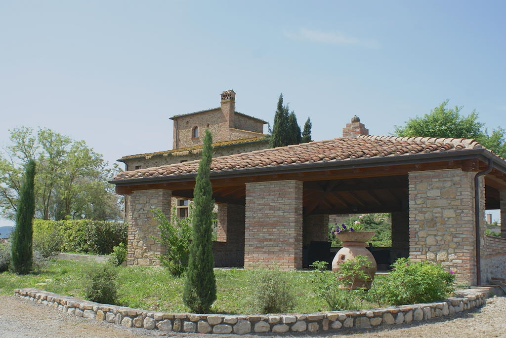 La Mandriola Villa Lajatico Bagian luar foto